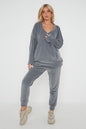 One Size Velvet Jumper and Jogger Loungewear Set